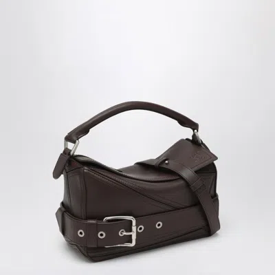 Loewe Puzzle Biker Small Bag Dark Brownie