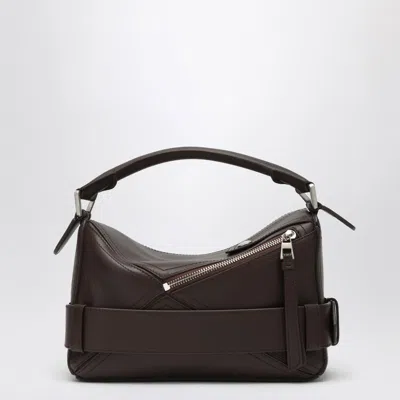 Loewe Puzzle Biker Small Bag Dark Brownie