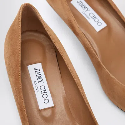 Jimmy Choo Amelia 35 Suede Pumps In Brown