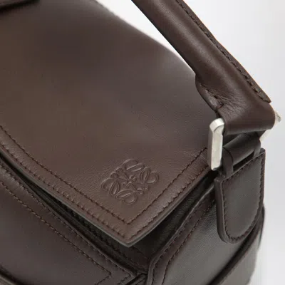 Loewe Puzzle Biker Small Bag Dark Brownie