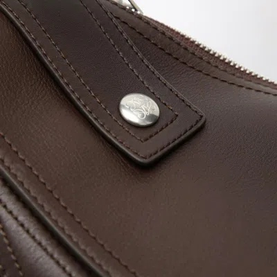 Loewe Puzzle Biker Small Bag Dark Brownie