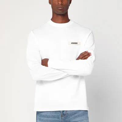 Jacquemus Le Tshirt Gros Grain Cotton Ls  T-shirt