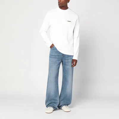 Jacquemus Le Tshirt Gros Grain Cotton Ls  T-shirt