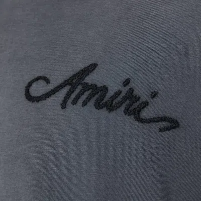 Amiri Men Cotton T-shirt With Embroidery