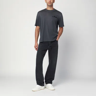 Amiri Men Cotton T-shirt With Embroidery