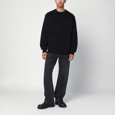 Givenchy Crew Neck Cotton Sweatshirt In Black