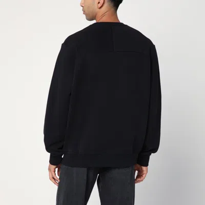 Givenchy Crew Neck Cotton Sweatshirt In Black