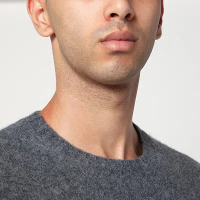 Drumohr Crew-neck Cashmere Sweater In Gray