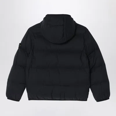 Stone Island Black Zip Jacket In Black