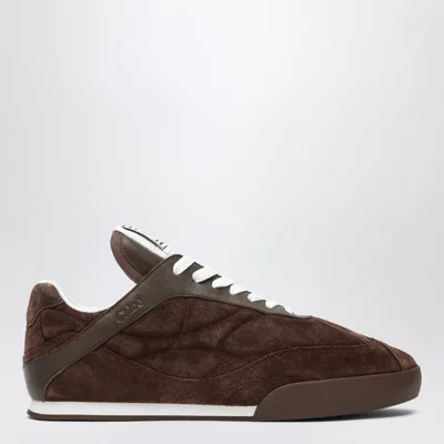 Chloé Kick Chocolate Sneakers In Suede