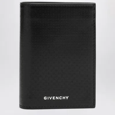 Givenchy Card Holder Black Leather Classique 4g Men In Black