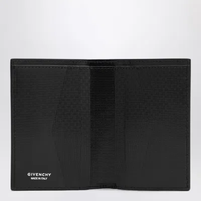 Givenchy Card Holder Black Leather Classique 4g Men In Black