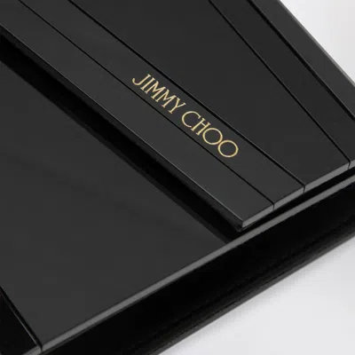 Jimmy Choo Candy Logo Acrylic Clutch In Black