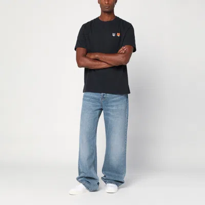 Maison Kitsuné Double Fox Patch Cotton Jersey T-shirt