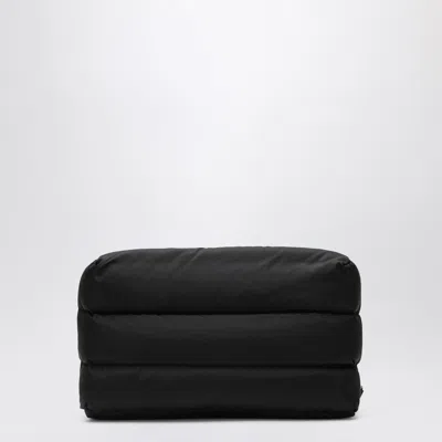 Moncler Caradoc Beauty Case In Quilted Black Nylon In Black