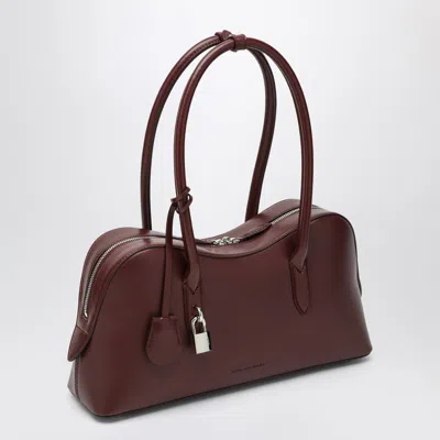 Stella Mccartney Burgundy Synthetic Leather Ryder Medium Shoulder Bag