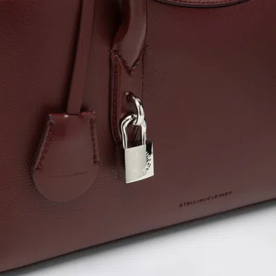 Stella Mccartney Burgundy Synthetic Leather Ryder Medium Shoulder Bag