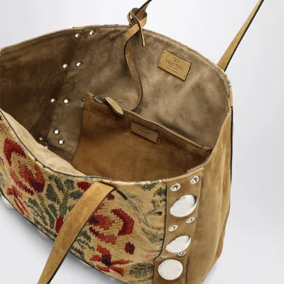 Valentino Garavani  Medium Tote Bag Nellcôte In Jacquard Fabric