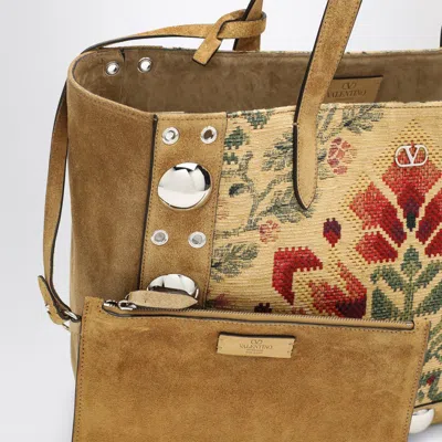 Valentino Garavani  Medium Tote Bag Nellcôte In Jacquard Fabric