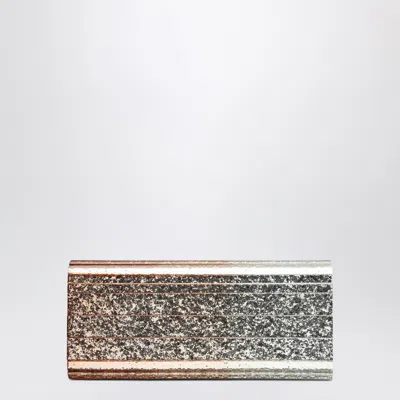 Jimmy Choo Sweetie Pouch In Plexiglass With Glitter