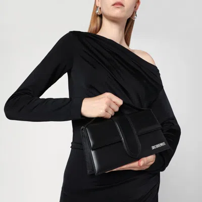 Jacquemus Rectangular Top Handle Detachable Strap Shoulder Bag In Black