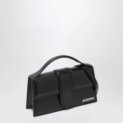 Jacquemus Rectangular Top Handle Detachable Strap Shoulder Bag In Black