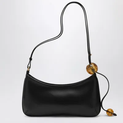 Jacquemus Women Black Top Zip Fastening Adjustable Shoulder Strap Internal Patch Pocket Contrast