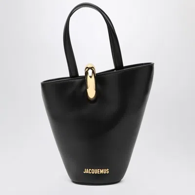 Jacquemus The Medium Bambola Asymmetric Leather Bucket Bag