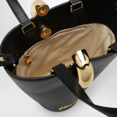Jacquemus The Medium Bambola Asymmetric Leather Bucket Bag