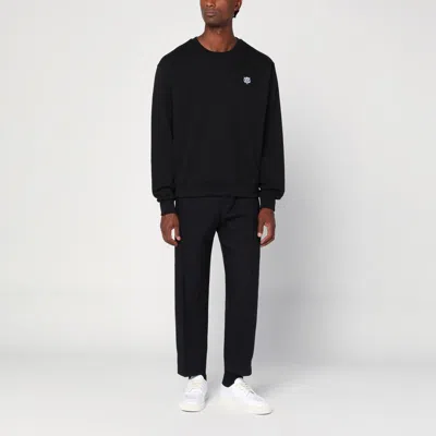 Kenzo Black Sweatshirt With Logo In Black