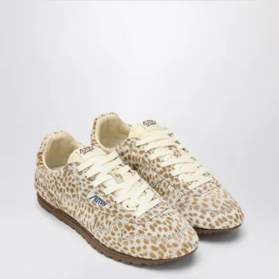 Autry Windspin Sneakers In Animalier Pony Skin