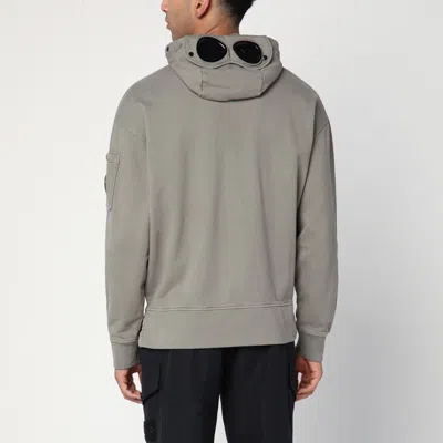 C.p. Company Hooded Sweatshirt With Pockets And Drawstring In Gray