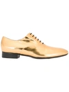 MARNI metallic Oxford shoes,LEATHER100%