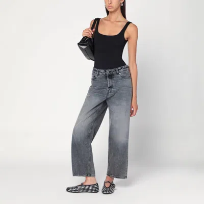 Haikure Grey Washed Effect Jeans In Gray