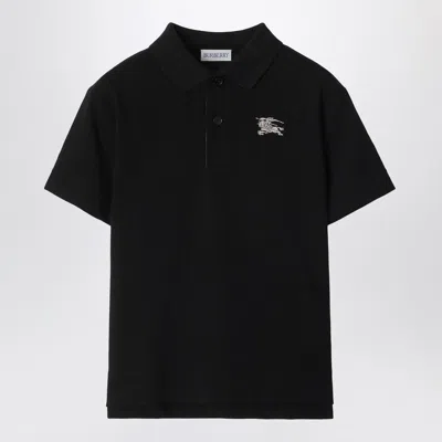 Burberry Polo Shirt  Kids Color Black In Black