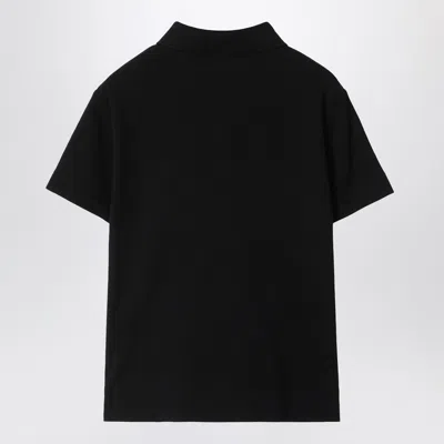 Burberry Polo Shirt  Kids Color Black In Black