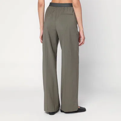 Loewe Khaki Wool Trousers