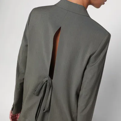 Loewe Khaki Jacket With Slit On The Back