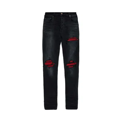 Pre-owned Amiri Mx1 Ultrasuede Jean 'vintage Black' | Men's Size 38