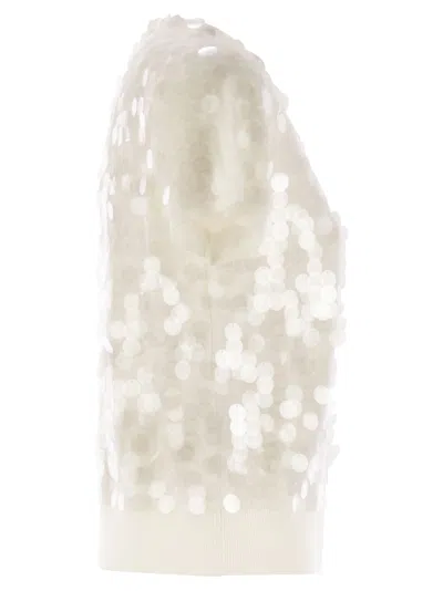 Max Mara Studio Saio Wool Sweater With Sequins