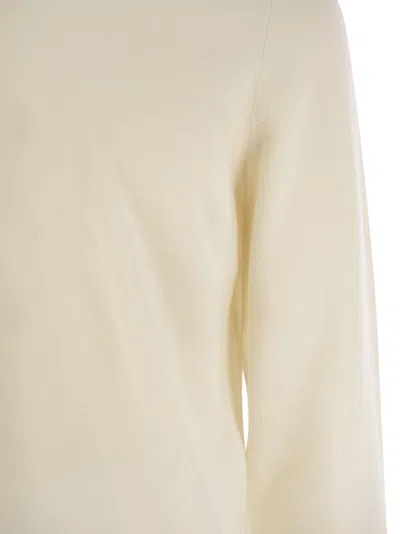 Fedeli Argentina Baby Cashmere Crew Neck Sweater In Neutral