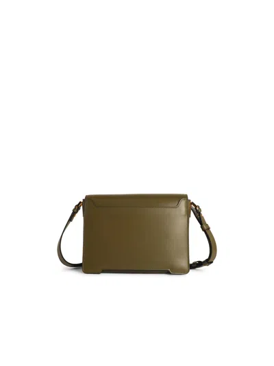 Marni Medium 'trunkaroo' Shoulder Bag In Green Lear