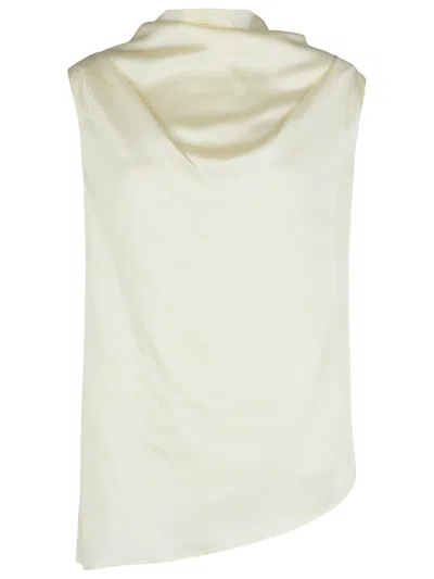 Rohe Cream Viscose Blend Tank Top In Neutral