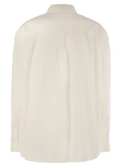 Weekend Max Mara Elmi Embroidered Soft Poplin Shirt