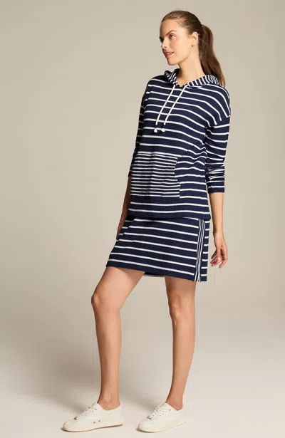 Jjill J.jill Fit Textured-stripes Skirt