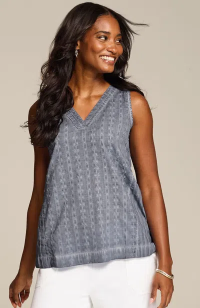 Jjill J.jill Pure Jill Cotton Dobby A-line Tank