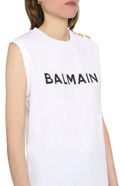 Balmain Cotton Tank Top
