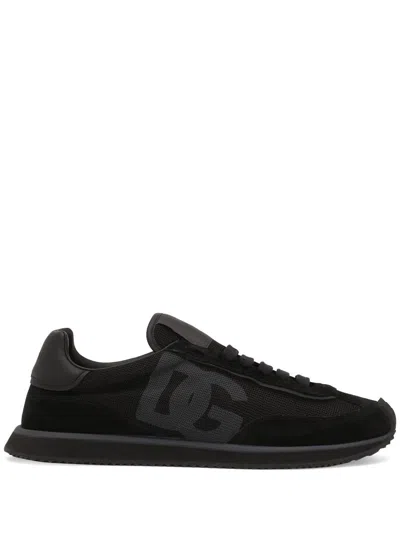 Dolce & Gabbana Low Top Sneakers Featuring Suede Accents