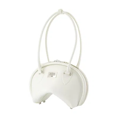 Acne Studios Bowlina Small R Purse In White