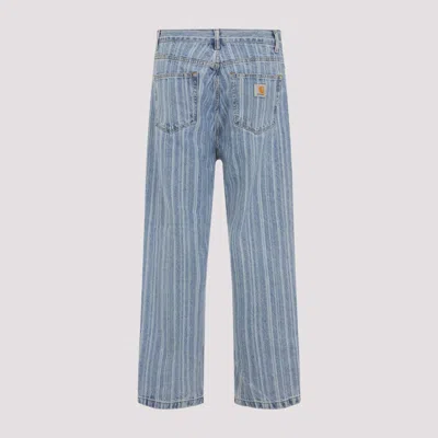 Carhartt Rylan Loose Tapered Cotton Jeans In Blue